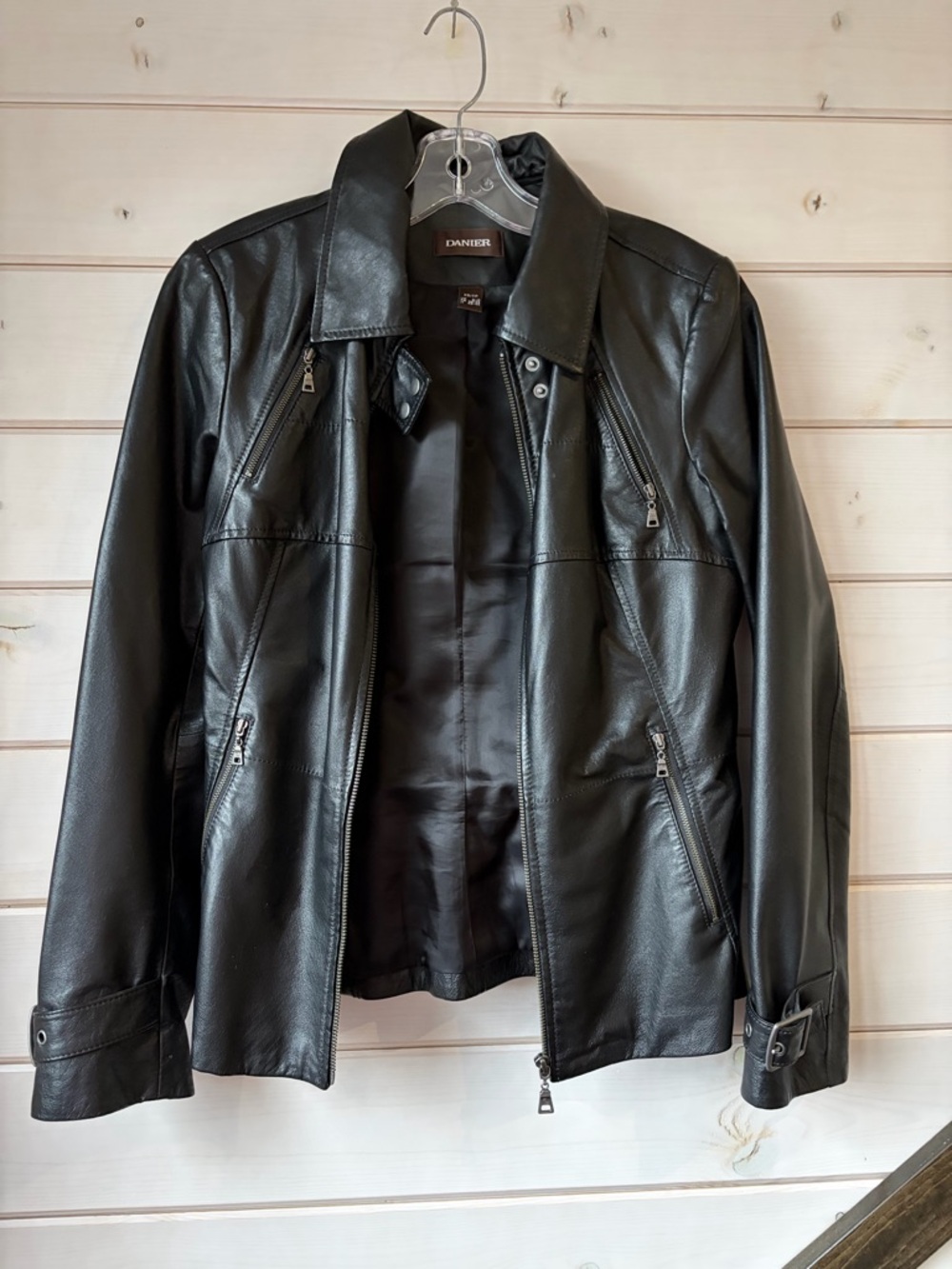 Vintage Danier Black Leather Jacket
